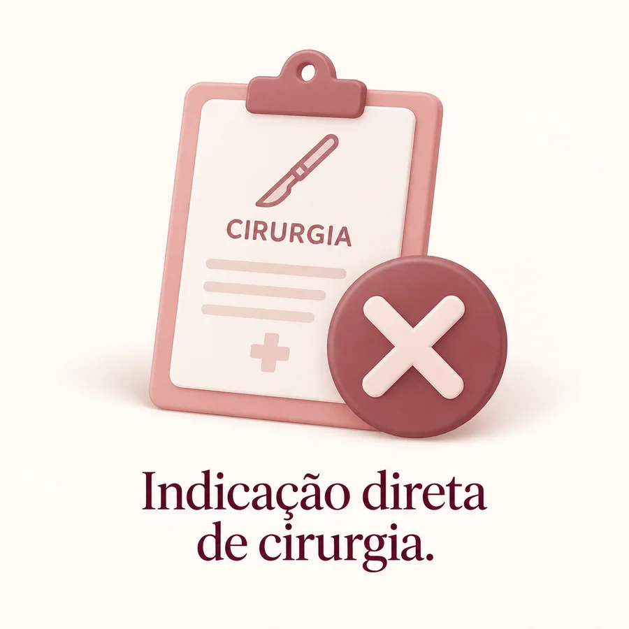 Indicação direta de cirurgia